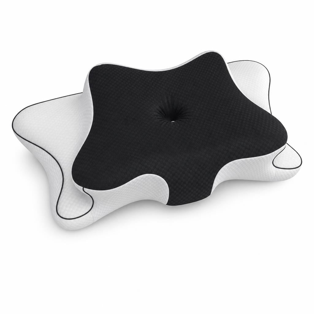 Almohada Cervical Refrescante RitualAura — Negro y Blanco - foto principal