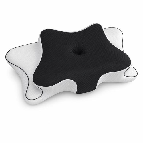 Almohada Cervical Refrescante RitualAura — Negro y Blanco