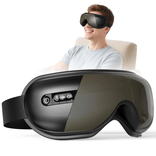 VITCOCO Eye Massager with Heat ,Eye Massager for Sleep,Birthday Gifts Eye Mask for Women Mom Dad,Smart Sleep Mask for Relax