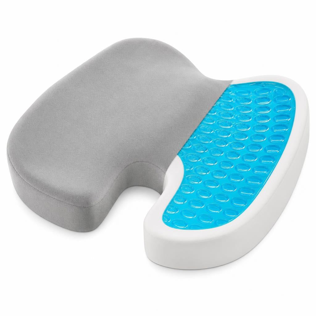 Cojín de Gel RitualAura para Sentarse Largas Horas — Gris - foto principal